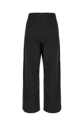 Pantalone cargo in cotone nero -  | Wise