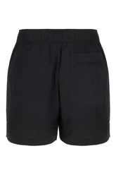 Black cotton bermuda shorts -  | Wise