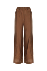 Pantalone in misto lycra cioccolato -  | Wise