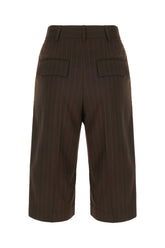 Embroidered stretch polyester blend bermuda shorts -  | Wise