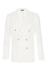 Giacca in lino bianco -  | Wise