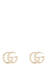 Gold metal GG Marmont earrings -  | Wise