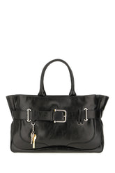 Black leather handbag -  | Wise