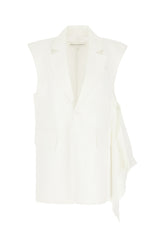 Gilet in misto cotone bianco -  | Wise