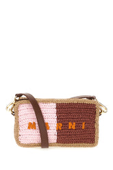 Borsa a tracolla Marcie in rafia multicolor -  | Wise