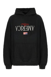 Felpa in cotone nero -  | Wise