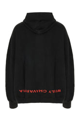 Felpa in cotone nero -  | Wise