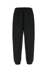 Pantalone jogging in cotone nero -  | Wise