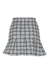 Minigonna in misto cotone ricamato -  | Wise