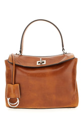 Borsa a mano Rodeo mini in pelle caramello -  | Wise