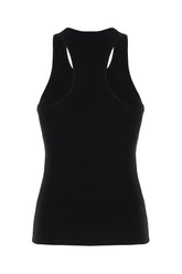 Top in cotone stretch nero -  | Wise