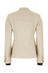 Giacca in misto lana cappuccino -  | Wise