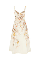 Printed linen dress -  | Wise