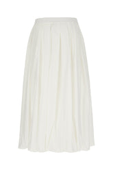 Gonna in cotone bianco -  | Wise