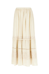 Gonna in lino sabbia -  | Wise