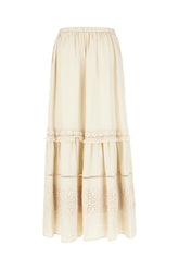 Gonna in lino sabbia -  | Wise