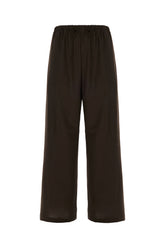 Pantalone in lana cioccolato -  | Wise