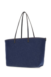 Borsa shopping reversibile in denim -  | Wise