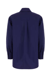 Camicia in popeline blu -  | Wise
