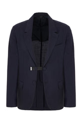 Giacca in lana blu navy -  | Wise