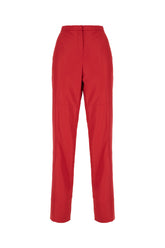 Pantalone in misto viscosa rossa -  | Wise
