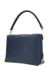 Borsa a spalla Lui Large in pelle blu navy -  | Wise