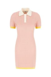 Abito polo in misto cotone rosa -  | Wise