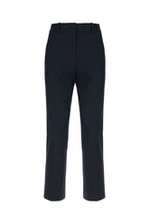 Pantalone in cotone stretch blu notte -  | Wise