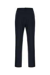 Pantalone in cotone stretch blu notte -  | Wise