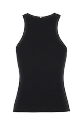 Top in cotone stretch nero -  | Wise