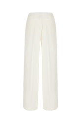 Pantalone in misto lino bianco -  | Wise