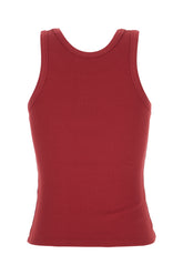 Top in cotone stretch rosso -  | Wise