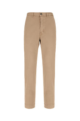 Pantalone in cotone stretch biscotto -  | Wise