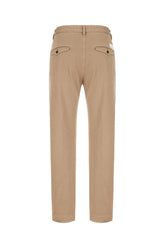 Pantalone in cotone stretch biscotto -  | Wise