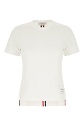 T-shirt in piquet bianco -  | Wise